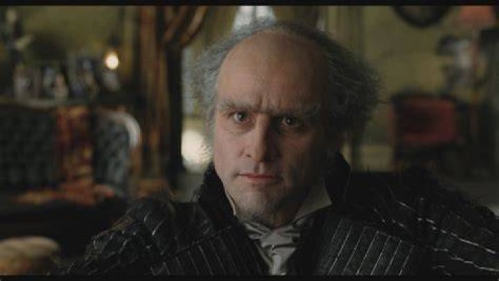 Carrey as Count Olaf in the 2004 film adaptation.